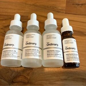 The Ordinary Hyaluronic Acid and Multi-Peptide Serums